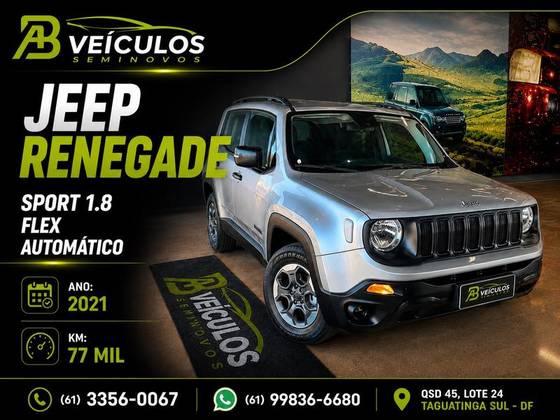 JEEP RENEGADE 1.8 16V FLEX SPORT 4P AUTOMÁTICO JEEP RENEGADE 1.8 16V FLEX SPORT 4P AUTOMÁTICO